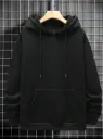 Men's Black Fleece Hoodie Small to XL